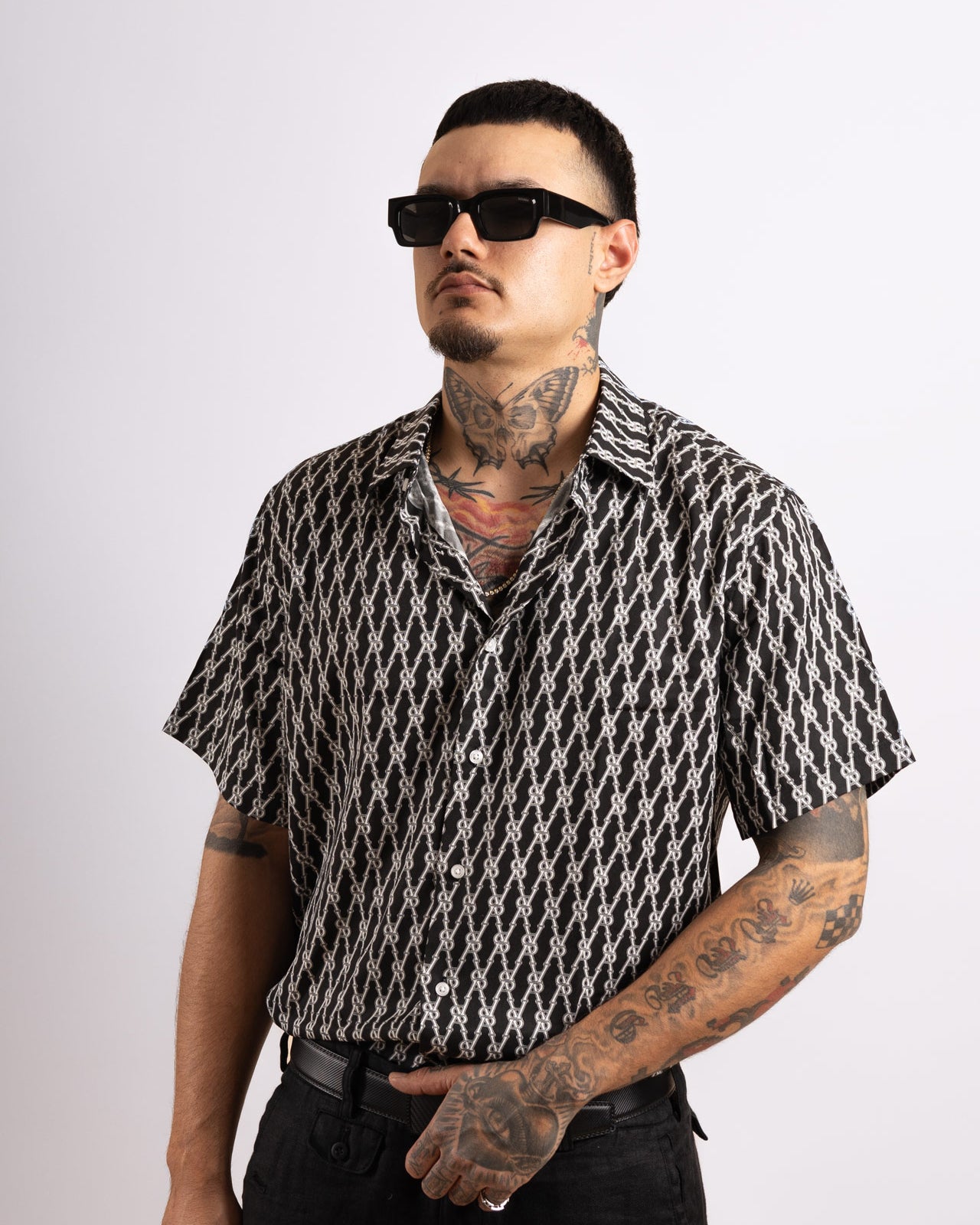 Monogram Button-Up